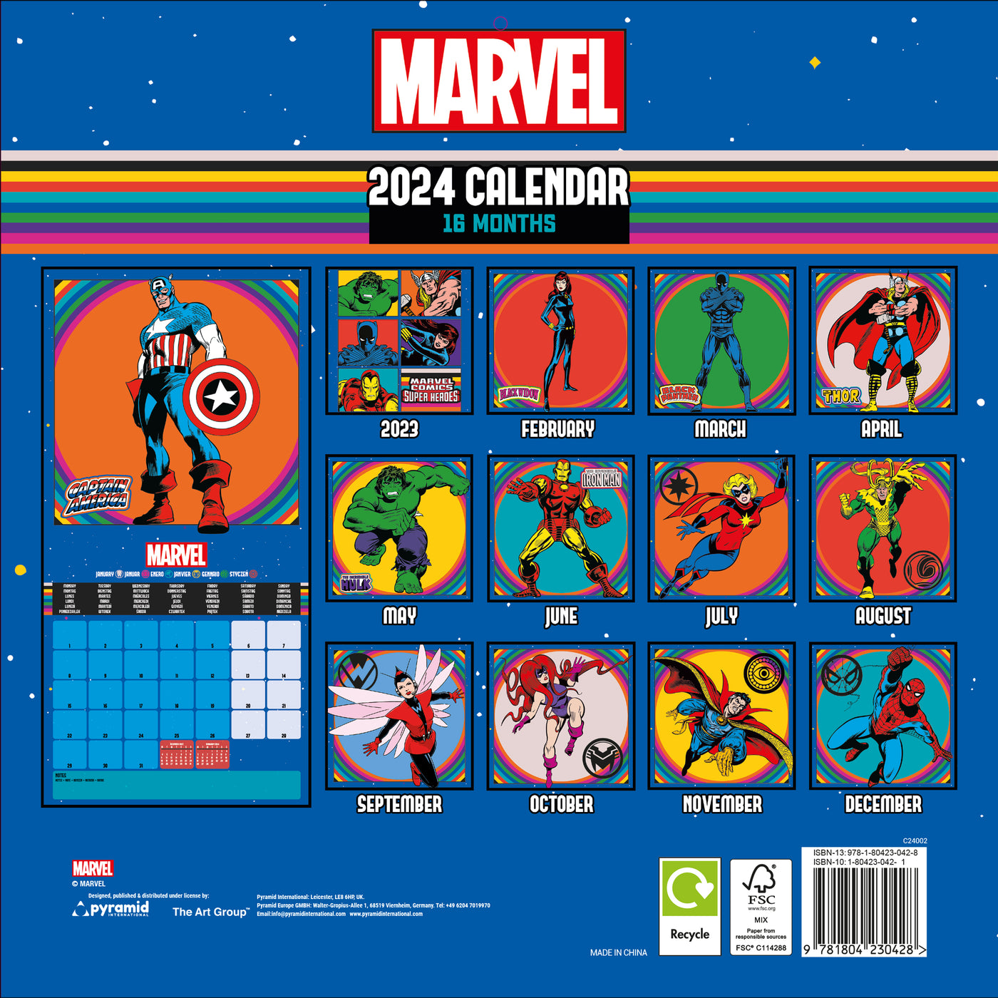 2024 Marvel Comics Wall Calendar — Calendar Club