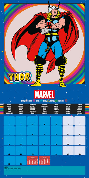 2024 Marvel Comics Wall Calendar