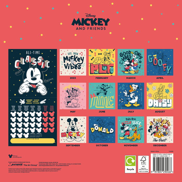 2024 Disney Mickey & Minnie Wall Calendar — Calendar Club