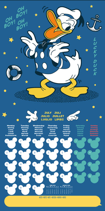 2024 Disney Mickey & Minnie Wall Calendar