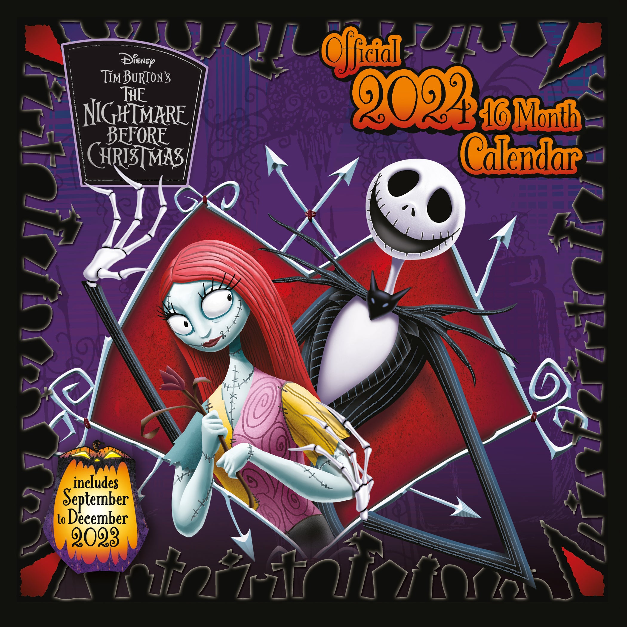 2024 Nightmare Before Christmas Wall Calendar — Calendar Club