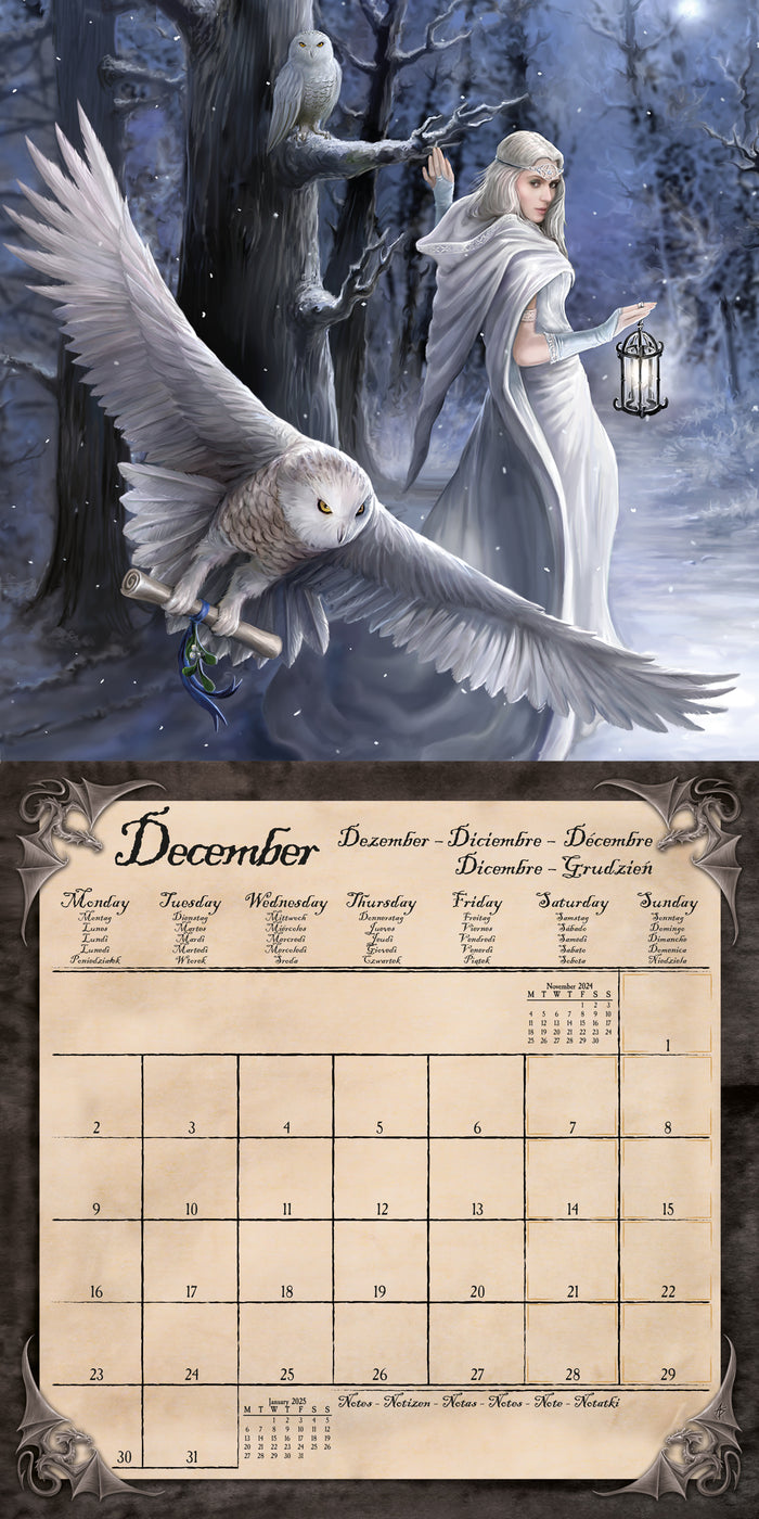 2024 Anne Stokes Fantasy Art Wall Calendar — Calendar Club