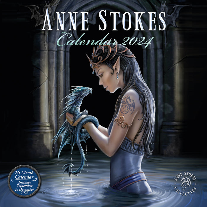 2024 Anne Stokes Fantasy Art Wall Calendar