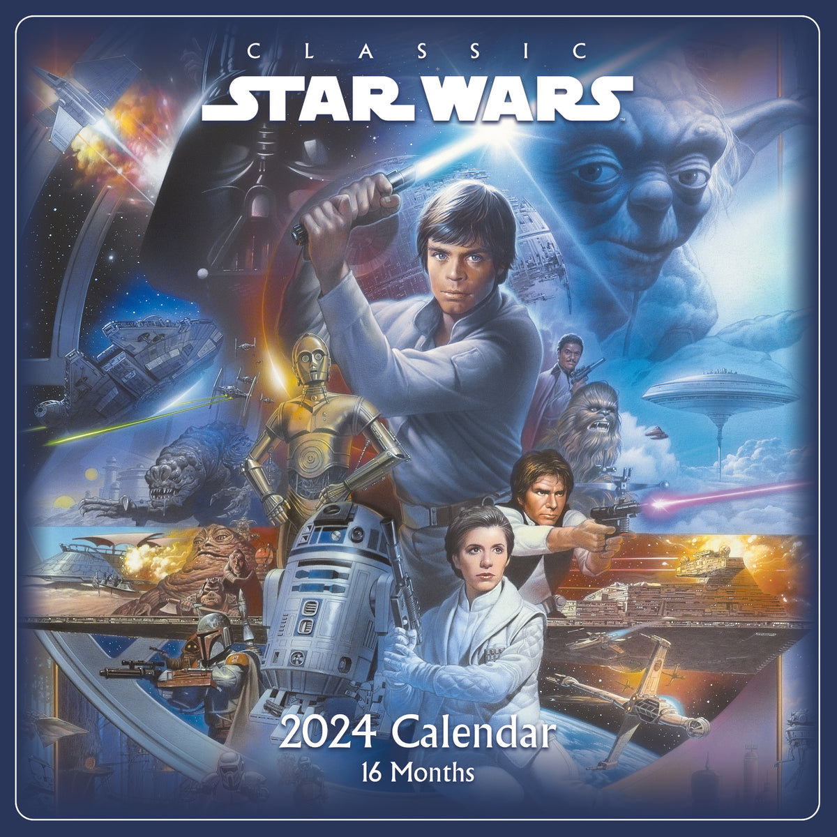 Anime - 2024 wall calendar, Star Wars Calendario da parete