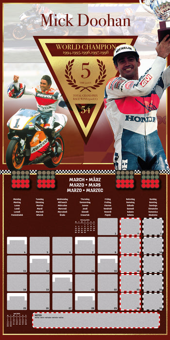 2024 Moto GP Wall Calendar