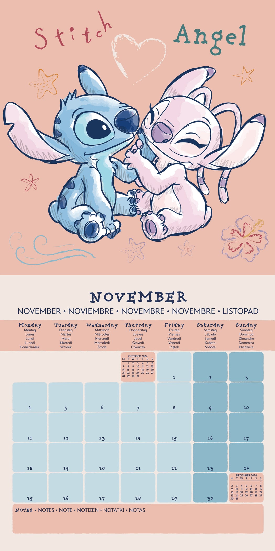 2024 Lilo & Stitch Wall Calendar — Calendar Club