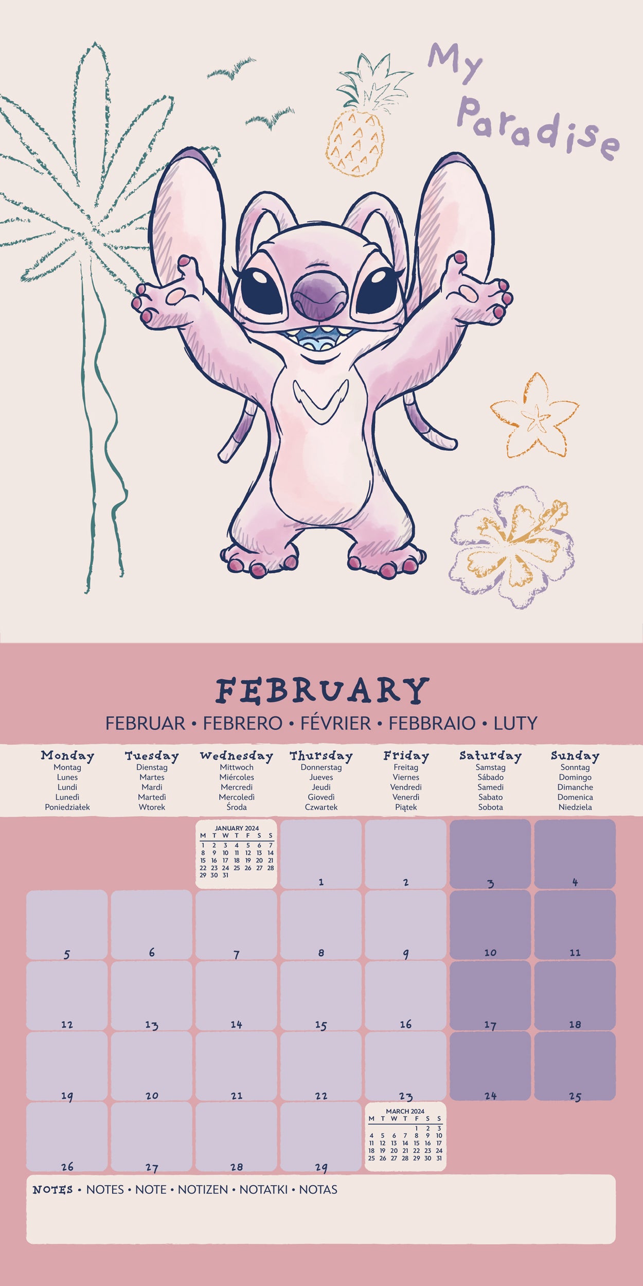 2024 Lilo & Stitch Wall Calendar — Calendar Club