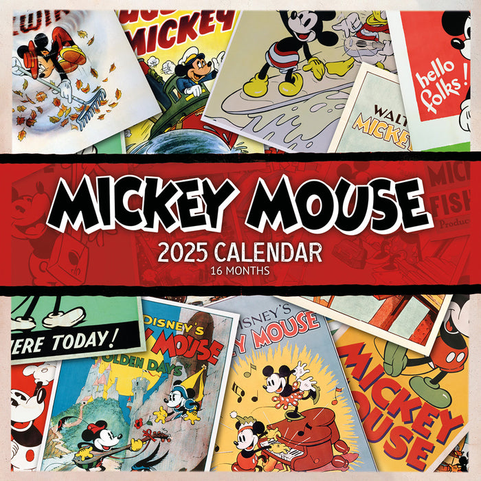 2025 Mickey & Minnie Mouse Wall Calendar by  Pyramid from Calendar Club