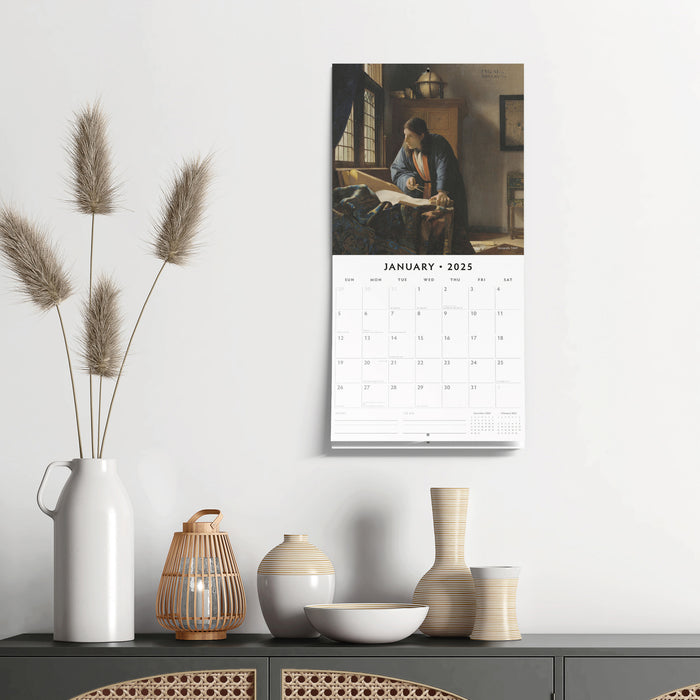 2025 Jan Vermeer Wall Calendar (Online Exclusive)
