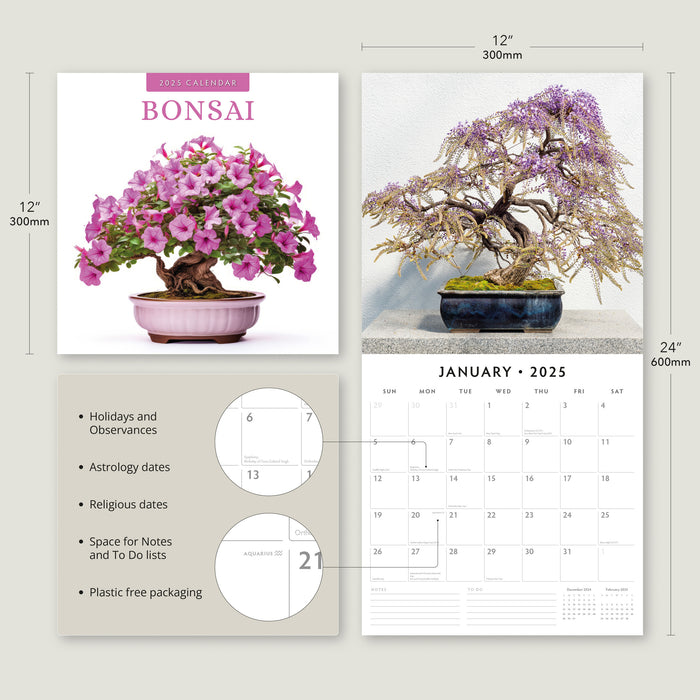 2025 Bonsai Wall Calendar (Online Exclusive)