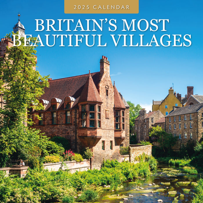 2025 Britain's Most Beautiful Villages Wall Calendar