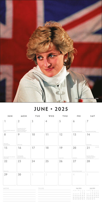 2025 Diana Wall Calendar