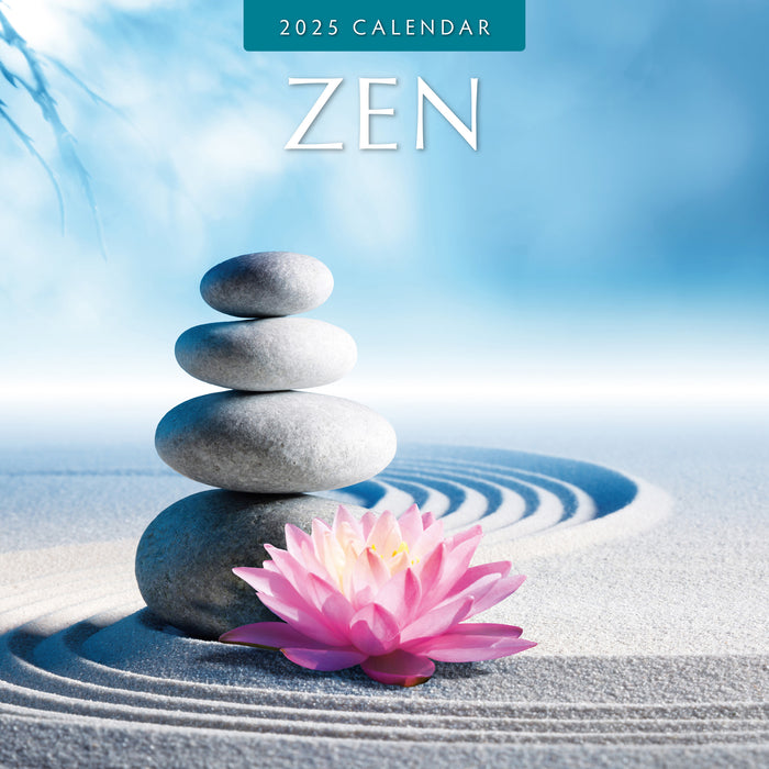 2025 Zen Wall Calendar by  Red Robin Publishing from Calendar Club