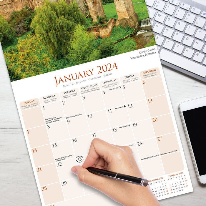 2024 Castles Wall Calendar (Online Exclusive)