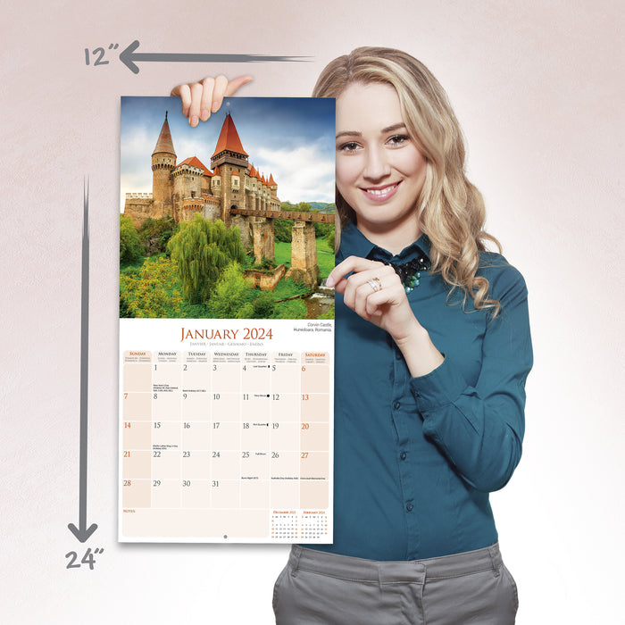 2024 Castles Wall Calendar (Online Exclusive)