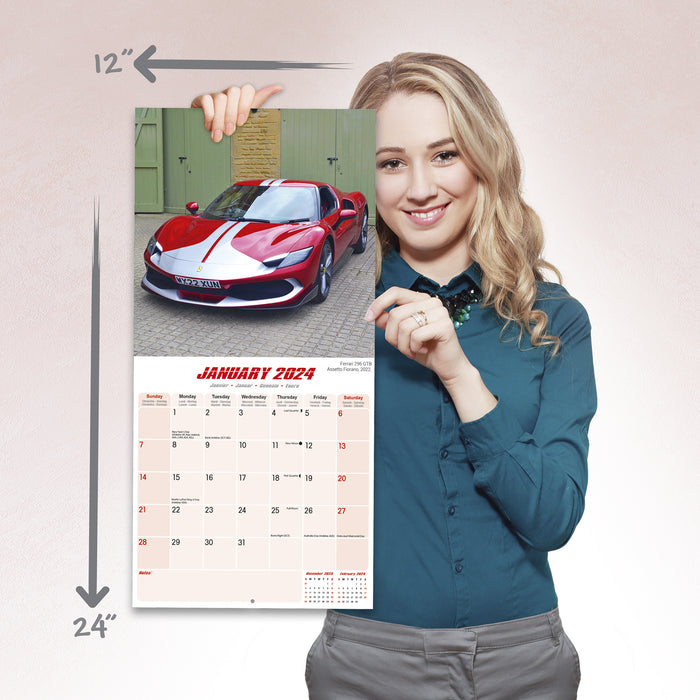 2024 Ferrari Wall Calendar