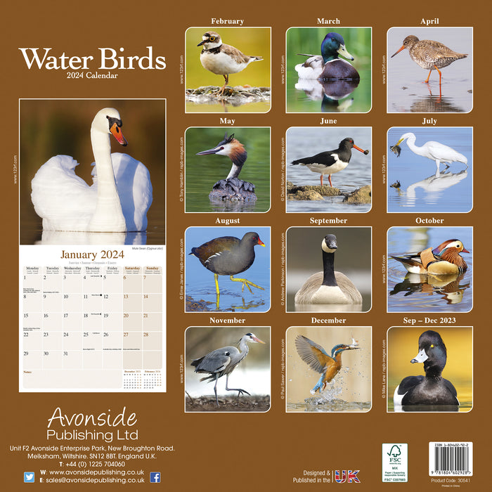 2024 Waterbirds Wall Calendar (Online Exclusive)