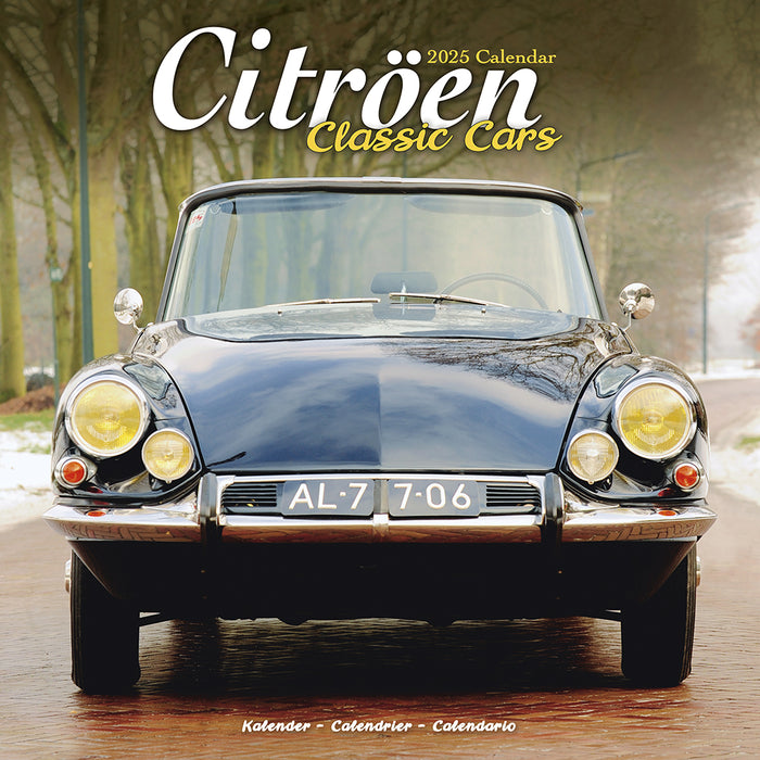 2025 Citroen Classic Cars Wall Calendar