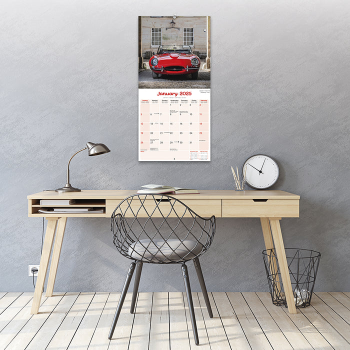 2025 Classic Sports Cars Wall Calendar