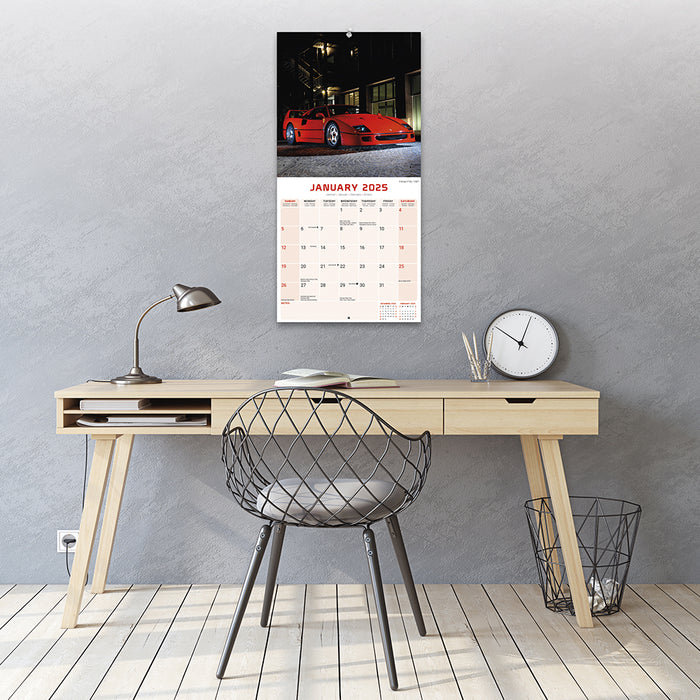 2025 Ferrari Wall Calendar