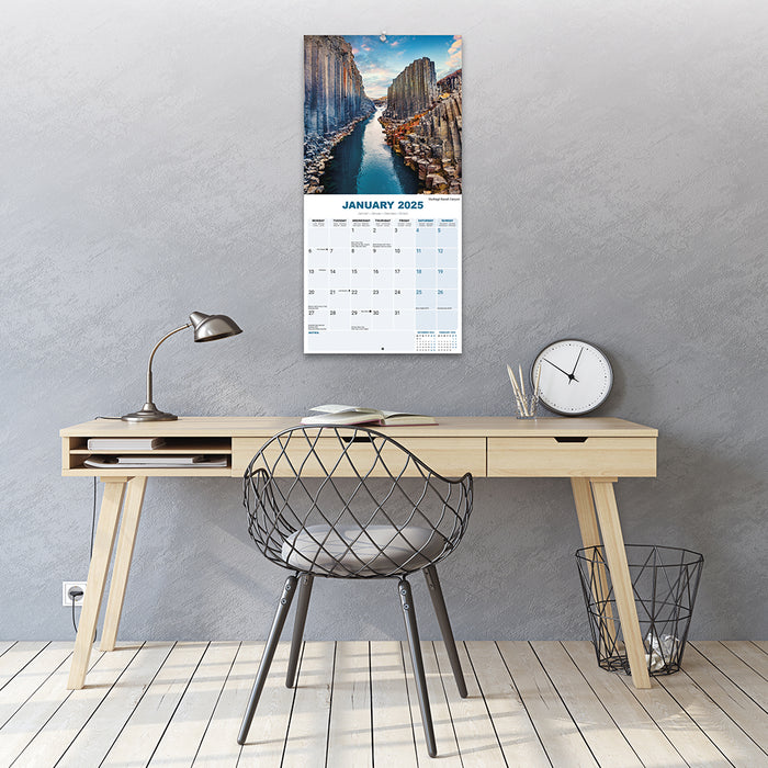 2025 Iceland Wall Calendar (Online Exclusive)