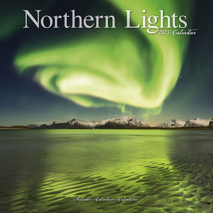 2025 Northern Lights Wall Calendar
