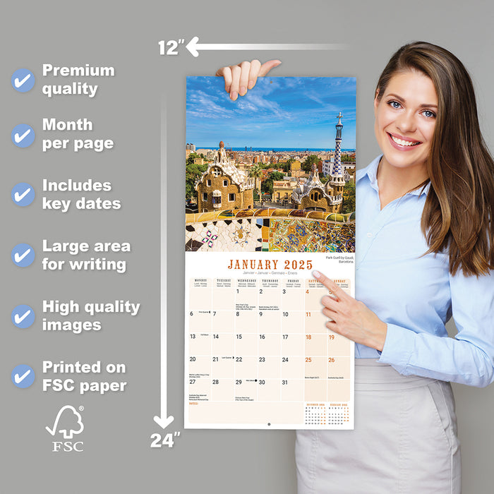 Calendar Club | 2025 Spain Wall Calendar calendar-club-2025-spain-wall-calendar