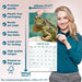 Lizards 2026 Square Wall Calendar