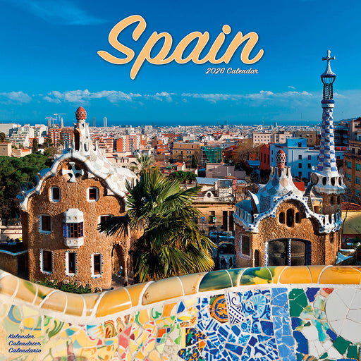 Spain 2026 Square Wall Calendar