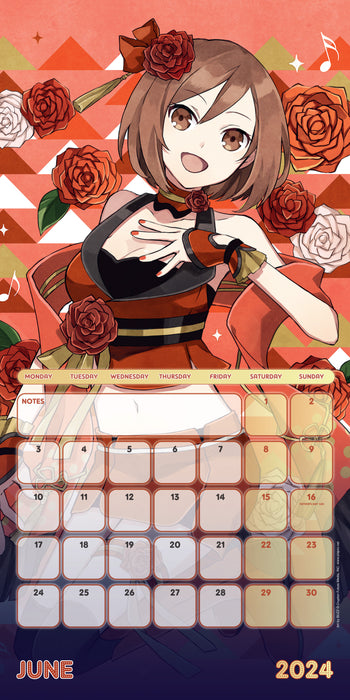 2024 Hatsune Miko Wall Calendar