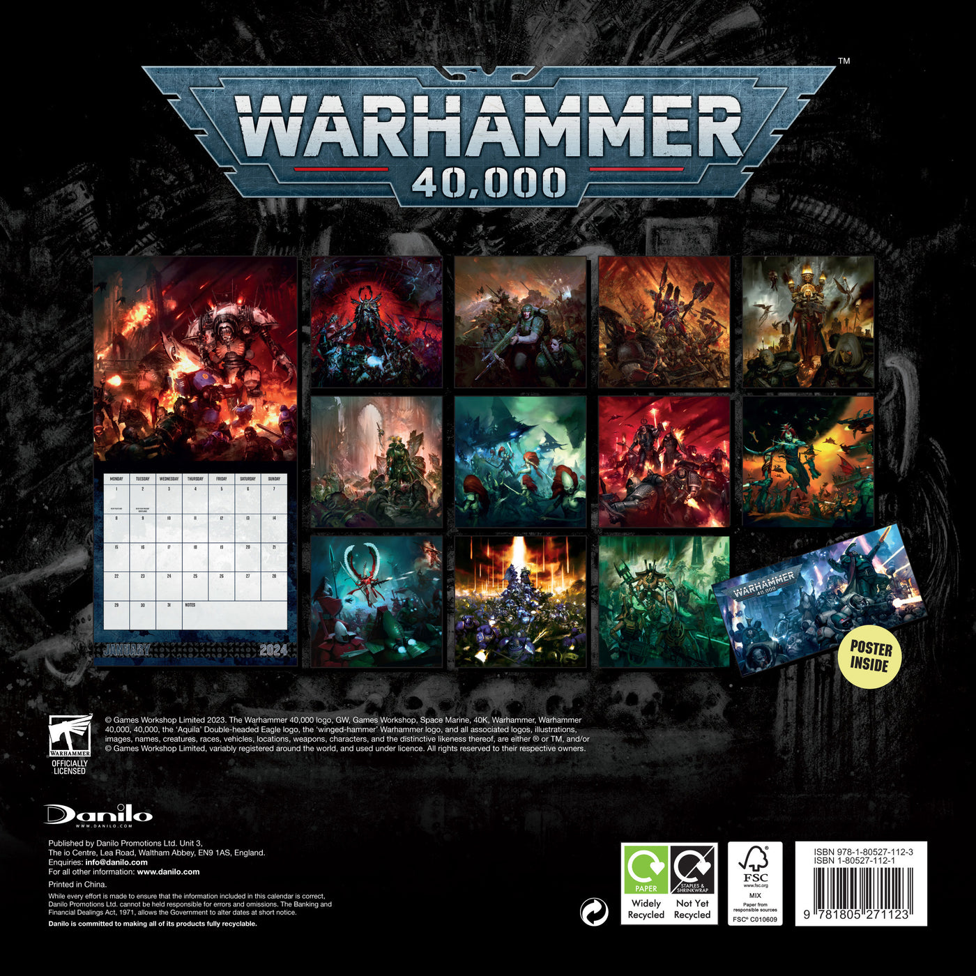 2024 Warhammer Wall Calendar — Calendar Club