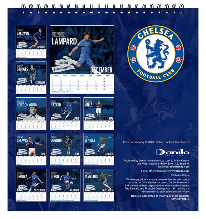 2024 Chelsea FC Desk Easel Calendar