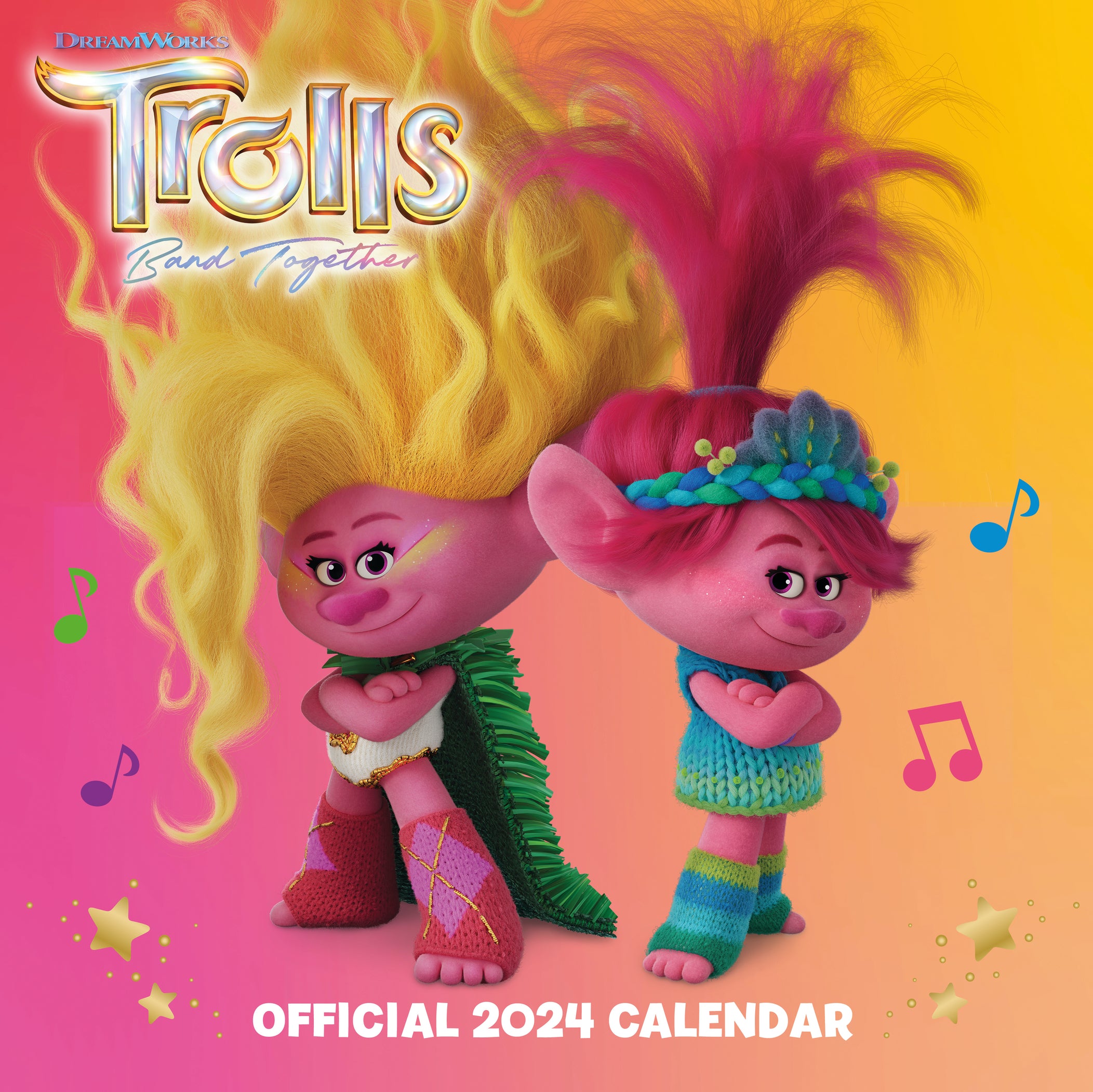 2024 Trolls 3 Wall Calendar — Calendar Club