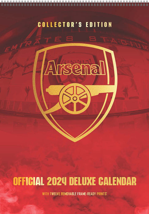 2024 Arsenal FC Collector's Edition Large Wall Calendar