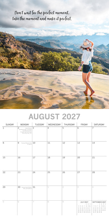 Carpe Diem 2027 Square Wall Calendar (Online Exclusive)