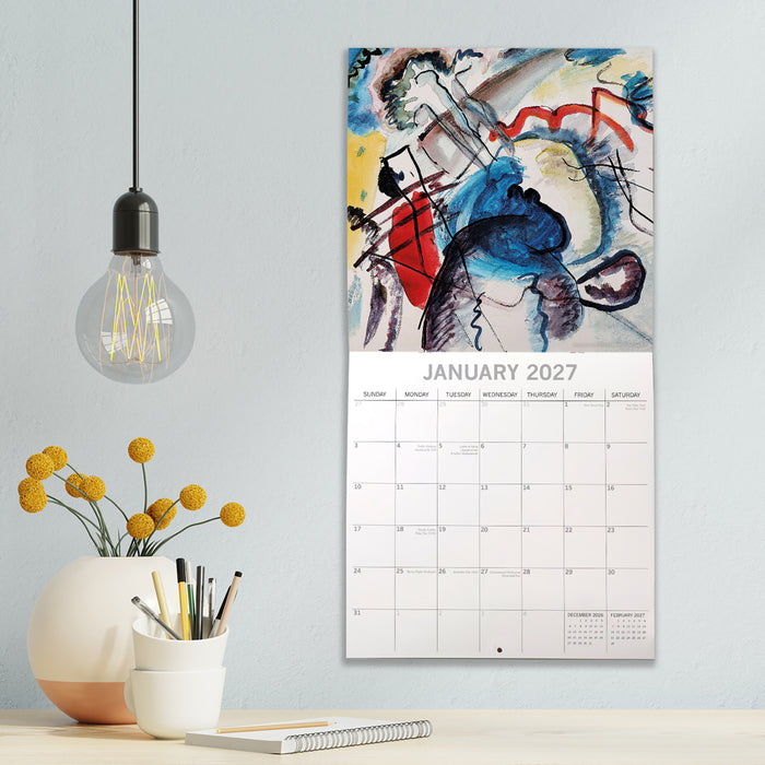 Kandinsky 2027 Square Wall Calendar