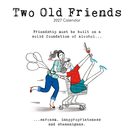 Two Old Friends 2027 Square Wall Calendar