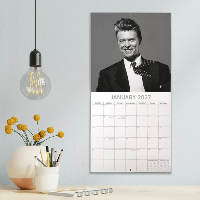 David Bowie 2027 Square Wall Calendar