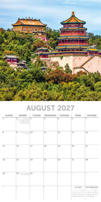 Asia 2027 Square Wall Calendar