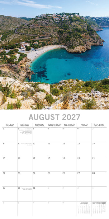 Mediterranean 2027 Square Wall Calendar (Online Exclusive)