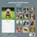 American Pit Bull Terrier 2027 Square Wall Calendar