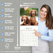 Longhaired Dachshund 2027 Square Wall Calendar
