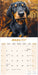 Dobermann Euro 2027 Square Wall Calendar