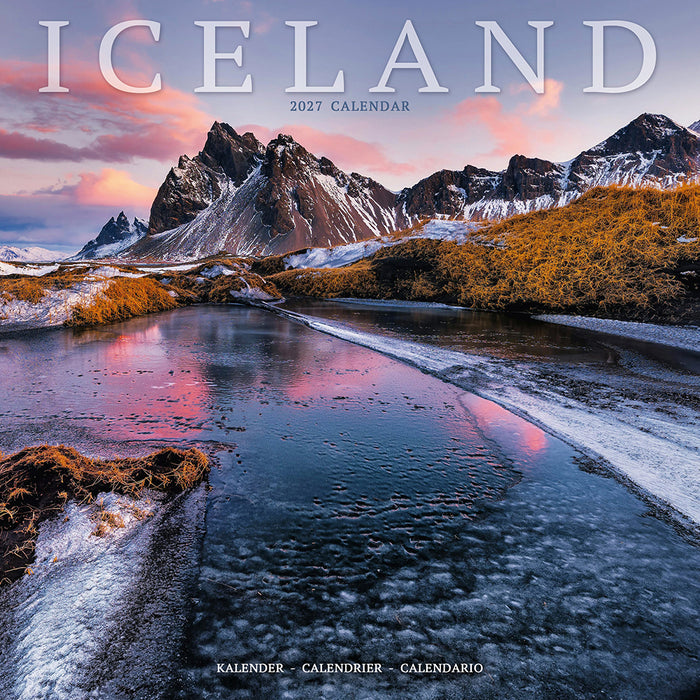 Iceland 2027 Square Wall Calendar