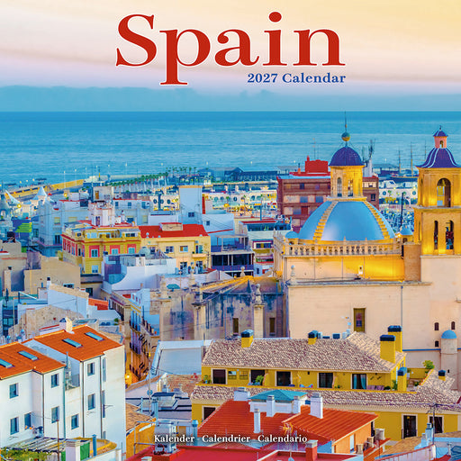 Spain 2027 Square Wall Calendar