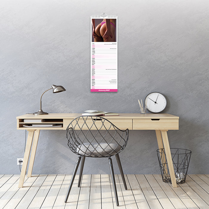Cheeky Bums 2027 Slimline Wall Calendar