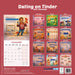 Dating on Tinder 2027 Square Wall Calendar