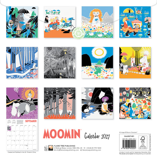 Moomin 2027 Square Wall Calendar