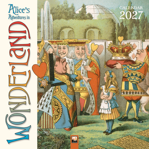 Alice's Adventures in Wonderland 2027 Square Wall Calendar