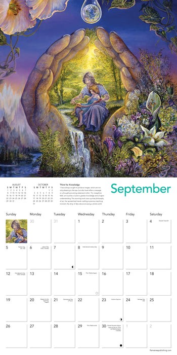 Celestial Journeys by J Wall 2027 Square Wall Calendar